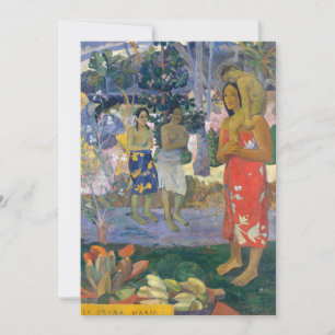 Carte De Remerciements Paul Gauguin - Hail Mary / Ia Orana Maria