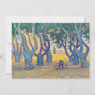 Carte De Remerciements Paul Signac - Place des Lices, Saint-Tropez