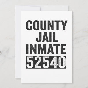 Carte De Remerciements Pays Prison Détenu 52540 Drôle Prison d'Halloween