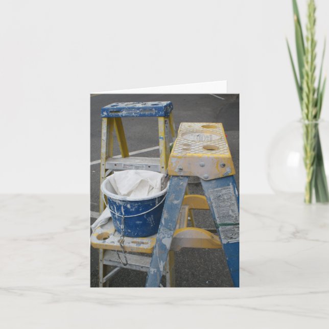 Carte De Remerciements peinture humide (Devant)