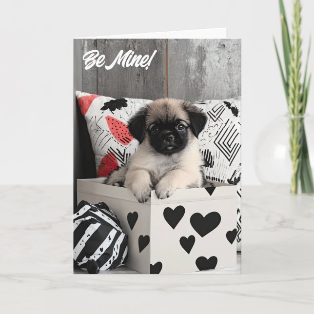 Carte De Remerciements Pekinese Chiot Valentine Card (Devant)