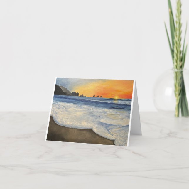 Carte De Remerciements Pelicans (Devant)