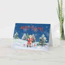 Père Noël Joyeux Noël Card