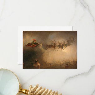 Carte De Remerciements Père Noël par William Holbrook Beard