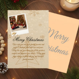 Carte De Remerciements “Personalized Family Christmas Photo Card”