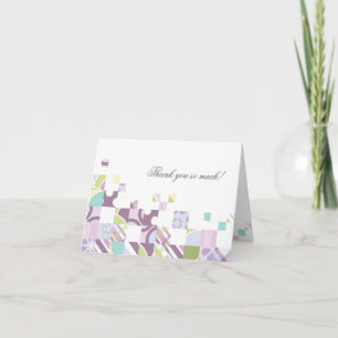 Carte de remerciements personnalisable : Édredon