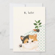 [Personnalisé] La journée d'un chat - Bonjour !