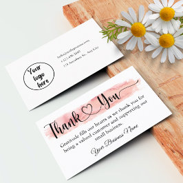 Carte de remerciements personnalisé pour les petit