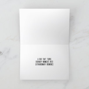 Carte De Remerciements Personnalisé vous & moi