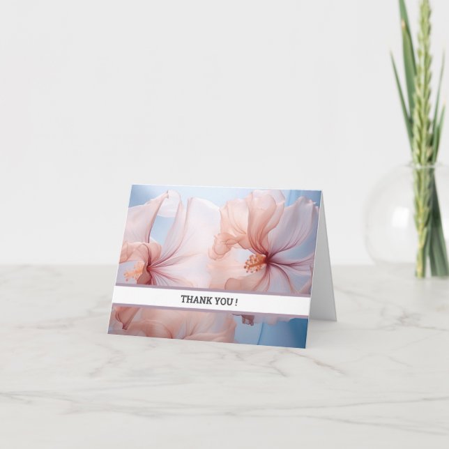 Carte de remerciements personnalisée (Devant)