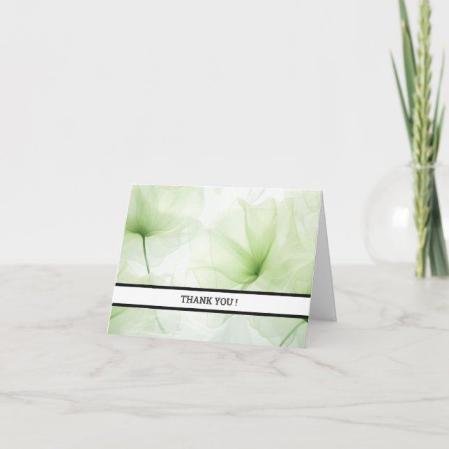 Carte de remerciements personnalisée (Devant)