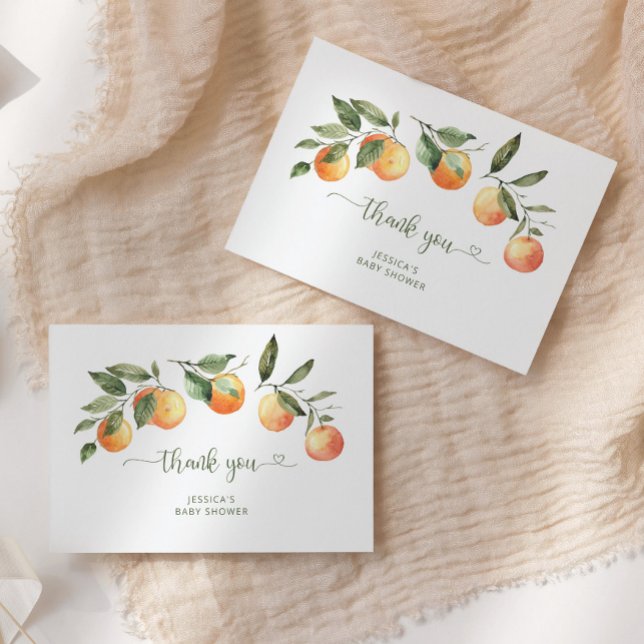 Carte de remerciements petit baby shower (Créateur téléchargé)