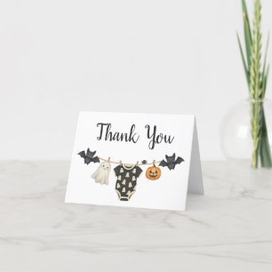 Carte De Remerciements Petit Baby shower de linge de toilette
