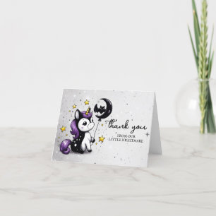 Carte De Remerciements Petit Baby shower Unicorn