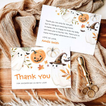 Petit Boo Halloween Baby Shower Remerciements