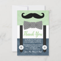 petit homme moustache garçon vert marine baby show