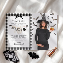 Petite Boo Gingham Noir Nœud Bébé Fête Photo