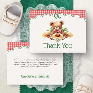 Carte De Remerciements Petite Boulette Italienne Remerciements Baby Showe