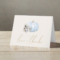 Petite Citrouille Remerciements pour Baby Shower G