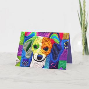 Carte De Remerciements Petite couette Beagle comme design Anniversaire