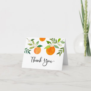 Carte De Remerciements Petite Cutie Baby shower Floral