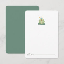 Carte De Remerciements Petite grenouille aquarelle Anniversaire Capsule q