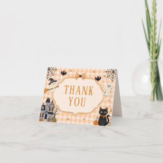 Carte De Remerciements Petite Halloween Baby Shower de Boo