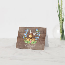 Carte De Remerciements Petite Moose Baby Shower Thank You