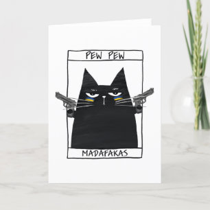 Carte De Remerciements Pew Pew Madafakas