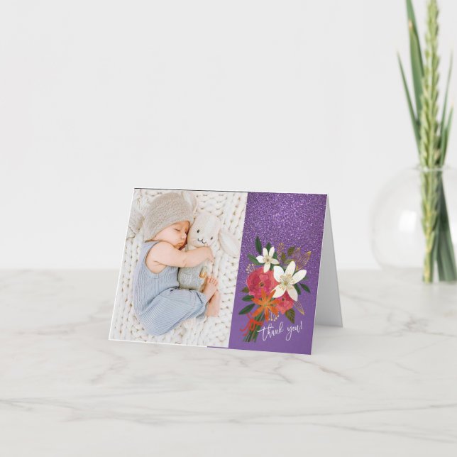 Carte de remerciements photo (Devant)