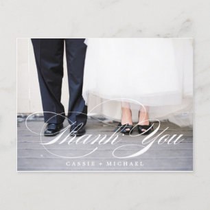 Carte de remerciements photo