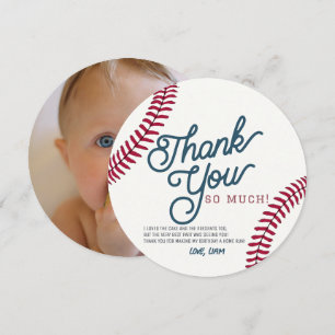Carte de remerciements photo Birthday Circle