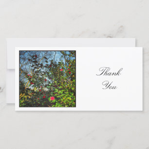 Carte De Remerciements Photo carré - Camellias 02