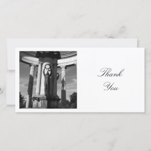 Carte De Remerciements Photo carré - War Memorial, Cathays Park, Cardiff
