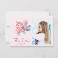 Photo Cute Unicorn Rainbow Birthday Party