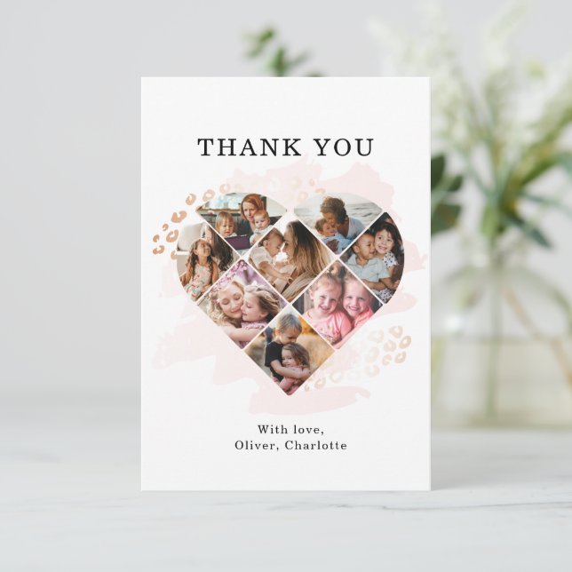 Carte De Remerciements Photo de famille Meilleure grand-mère Jamais forme (Debout devant)