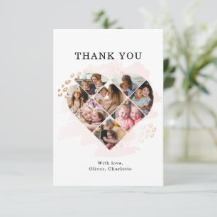 Carte De Remerciements Photo de famille Meilleure grand-mère Jamais forme