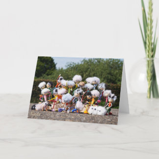 Carte De Remerciements Photo de groupe des Fubby. C'est un peuple joyeux.