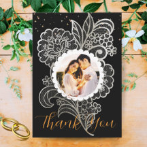 Photo de mariage personnalisé élégant pour anniver