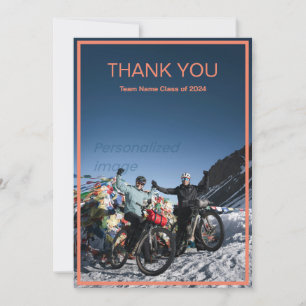 Carte de remerciements photo de travail d'équipe s