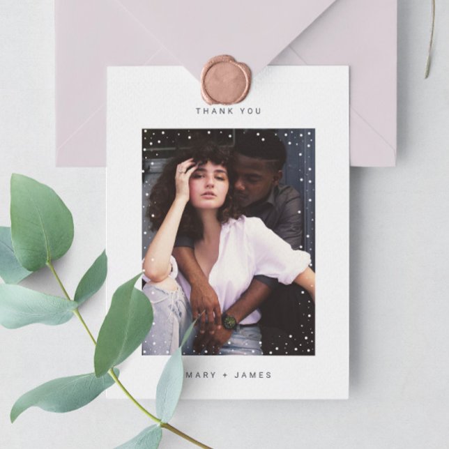 CARTE DE REMERCIEMENTS PHOTO DE VACANCES | Point m (Créateur téléchargé)