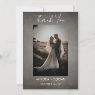 Carte de remerciements photo Mariage en détresse m