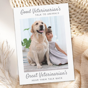 Carte De Remerciements Photo personnalisée pour animal de compagnie Grand