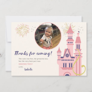 Carte de remerciements photo Rapunzel