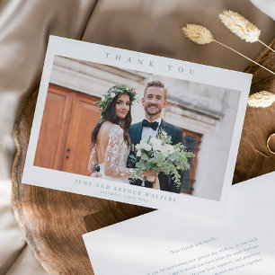 Carte De Remerciements Photo simple Mariage