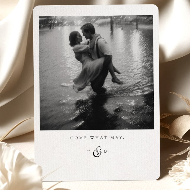 carte de remerciements photo "Venez quoi mai" (Créateur téléchargé)