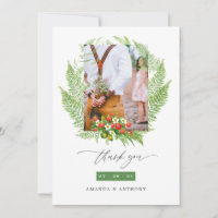 Photographie de mariage avec verdure de forêt aqua