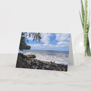 Carte De Remerciements Photographie de paysage naturel hawaïen