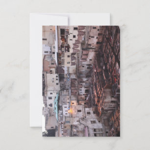 Carte De Remerciements Photographie de rue au Maroc