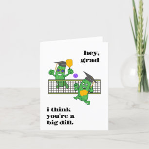 Carte De Remerciements Pickleball Graduation Card